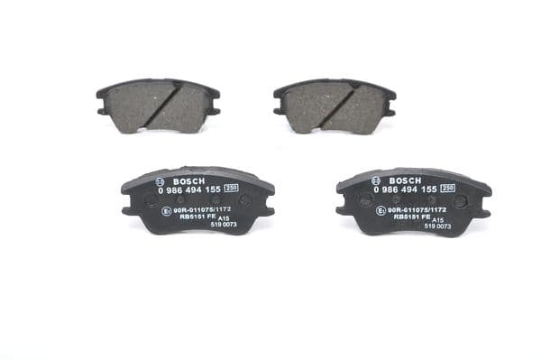 Bosch BP1066 Diskli fren balatası seti; ön küçük görsel 3
