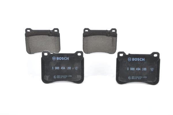 Bosch BP1077 Diskli fren balatası seti; ön küçük görsel 3