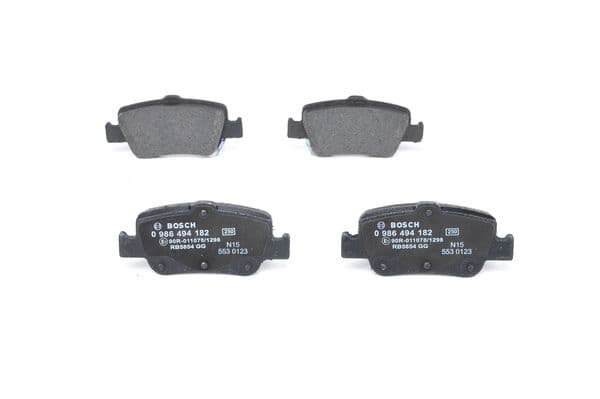 Bosch BP1133 Diskli fren balatası seti; arka küçük görsel 3