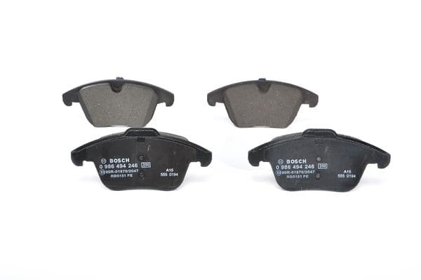 Bosch BP1118 Diskli fren balatası seti; ön küçük görsel 3