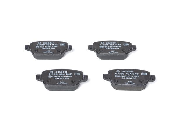 Bosch BP1119 Diskli fren balatası seti; arka küçük görsel 6