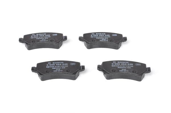 Bosch BP1120 Diskli fren balatası seti; arka küçük görsel 6