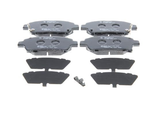 Bosch BP1223 Diskli fren balatası seti; ön küçük görsel 6