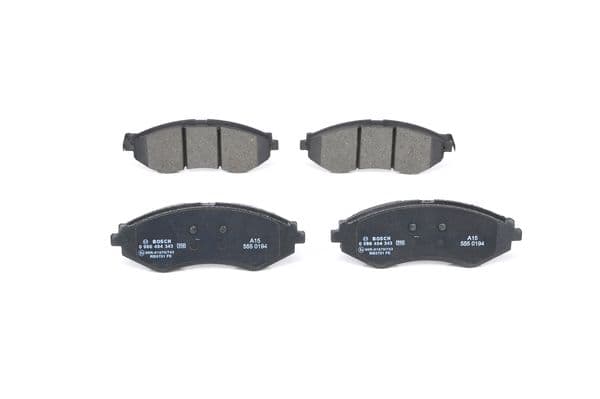 Bosch BP1251 Diskli fren balatası seti; ön küçük görsel 3