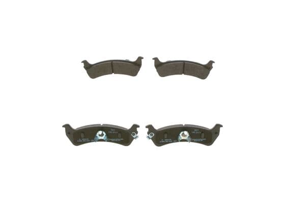 Bosch BP1256 Diskli fren balatası seti; arka küçük görsel 3