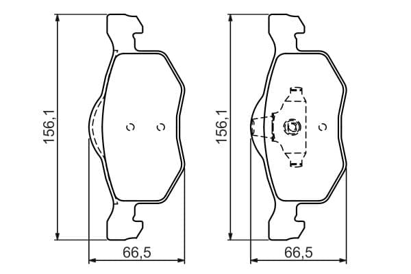 Bosch BP1269 Diskli fren balatası seti; ön küçük görsel 6