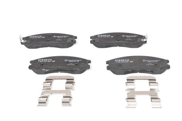 Bosch BP2724 Diskli fren balatası seti; ön küçük görsel 6