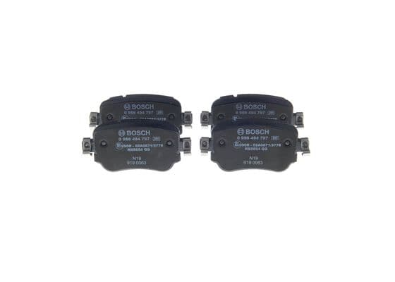 Bosch BP1971 Diskli fren balatası seti; arka 1