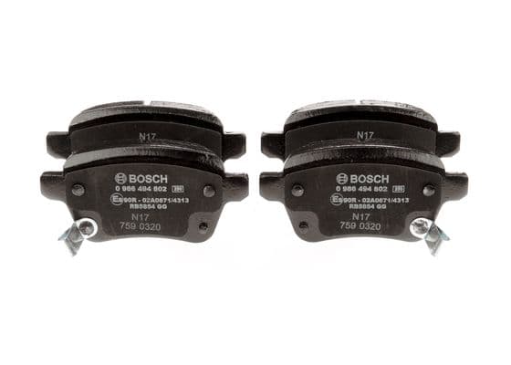 Bosch BP1976 Diskli fren balatası seti; arka 1