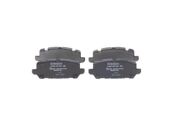Bosch BP2012 Diskli fren balatası seti; arka 1