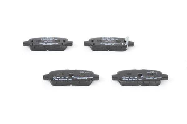 Bosch BP2035 Diskli fren balatası seti; arka küçük görsel 6