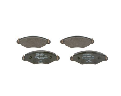 Bosch BP1542 Diskli fren balatası seti; ön küçük görsel 3
