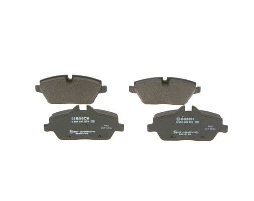 Bosch BP1550 Diskli fren balatası seti; ön küçük görsel 3