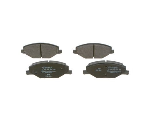 Bosch BP1756 Diskli fren balatası seti; ön 1