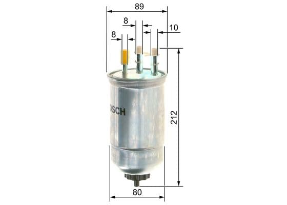 Bosch NM 004 Grey Line yakıt hattı filtresi 1