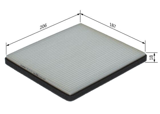 Bosch MM 005 Filtre, Araç içi Grey Line küçük görsel 5
