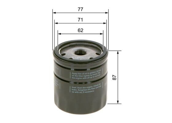 Bosch PM 008 Grey Line yağ filtresi küçük görsel 5