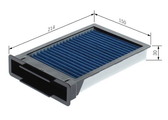 Bosch A 8652 Araç içi aktif karbon filtresi+pro küçük görsel 5