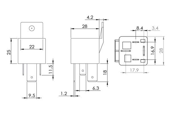 Bosch Elektrik Yedek Parça Röle, kilitleyici- küçük görsel 5