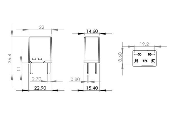 Bosch Elektrik Yedek Parça Röle, kilitleyici- küçük görsel 5
