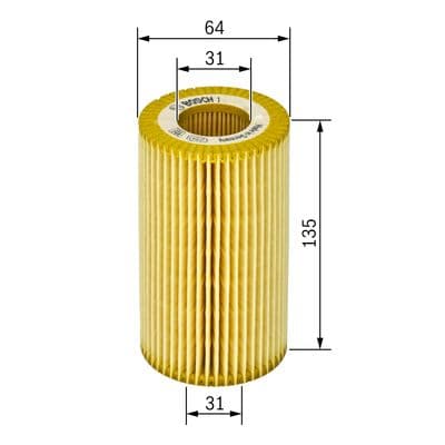 Bosch P 9126 Yağ filtre tertibatı 1