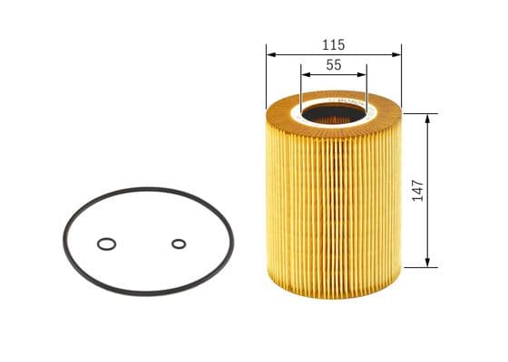 Bosch P 9137 Yağ filtre tertibatı 1