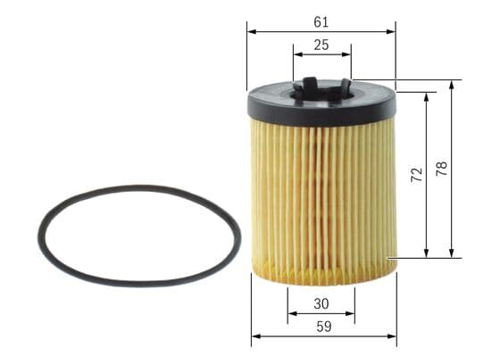 Bosch P 9178 Yağ filtre tertibatı 1