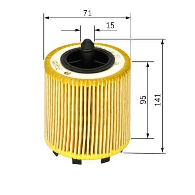 Bosch P 9192 Yağ filtre tertibatı 1