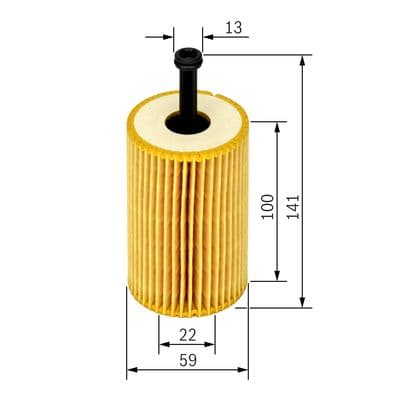 Bosch P 9193 Yağ filtre tertibatı 1