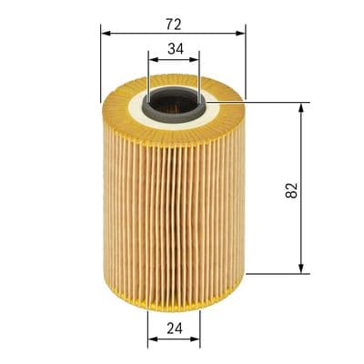 Bosch P 9197 Yağ filtre tertibatı 1