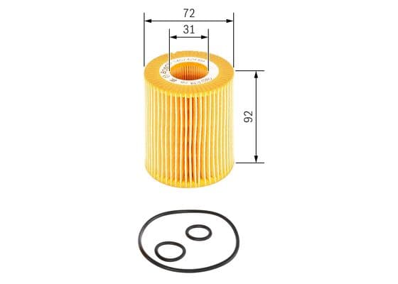 Bosch P 9199 Yağ filtre tertibatı 1