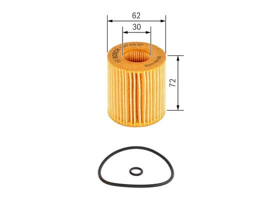 Bosch P 9257 Yağ filtre tertibatı 1