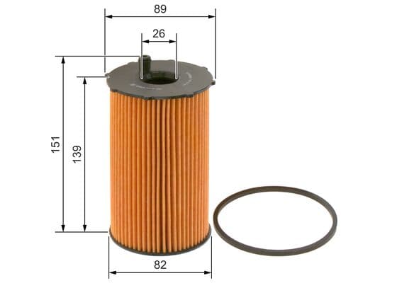 Bosch P 9307 Yağ filtre tertibatı küçük görsel 5