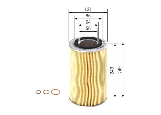 Bosch P 9740 Yağ filtre tertibatı 1