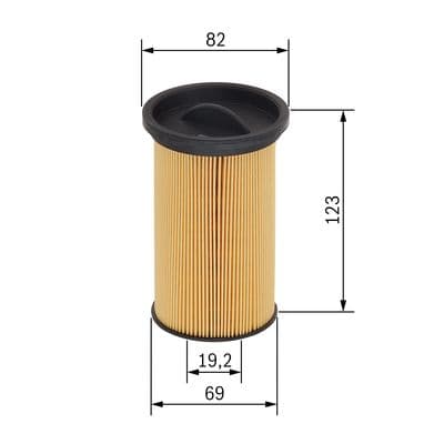 Bosch N 1708 Yakıt filtresi elemanı 1