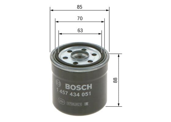 Bosch N 4051 Yakıt filtresi değiştirilebilir gövdesi küçük görsel 5