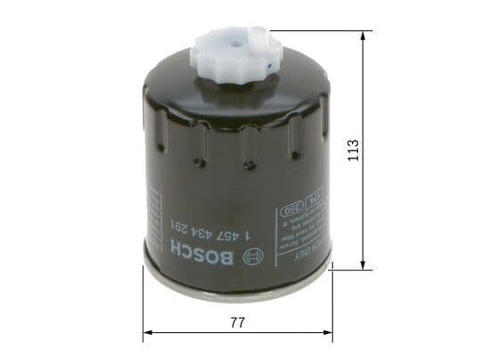 Bosch N 4291 Yakıt filtresi değiştirilebilir gövdesi küçük görsel 5