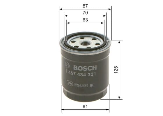 Bosch N 4321 Yakıt filtresi değiştirilebilir gövdesi küçük görsel 5