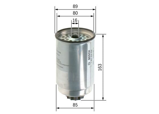 Bosch N 4408 Yakıt filtresi değiştirilebilir gövdesi küçük görsel 5