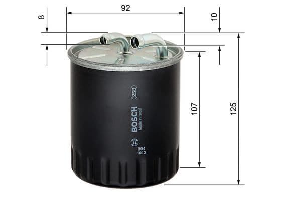 Bosch N 4437 Akaryakıt besleme borusu süzgeci 1