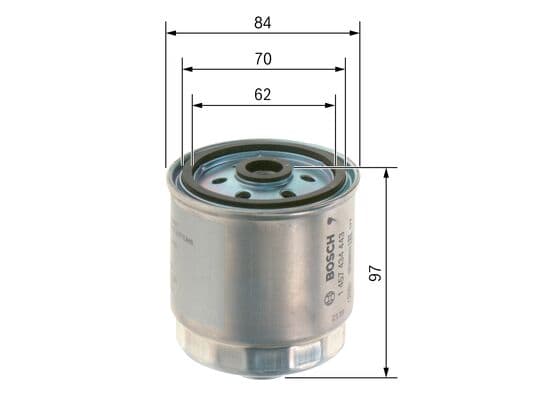 Bosch Filtre Sistemleri Yakıt filtresi değiştirilebilir gövdesi küçük görsel 5