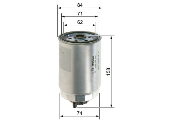 Bosch N 4510 Yakıt filtresi değiştirilebilir gövdesi 1