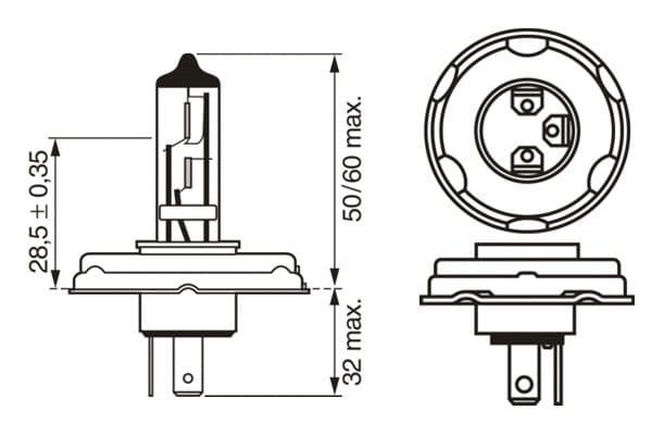 Bosch R2H Ampul, Pure Light küçük görsel 7