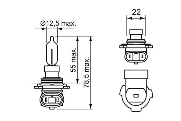 Bosch HIR2 (9012) Ampul, Ultra White küçük görsel 6