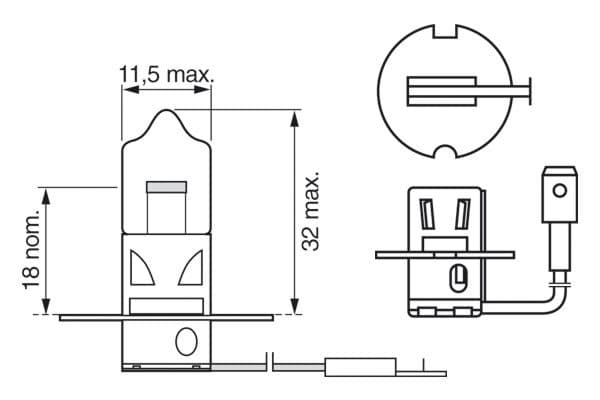 Bosch H3 Ampul, Pure Light küçük görsel 7