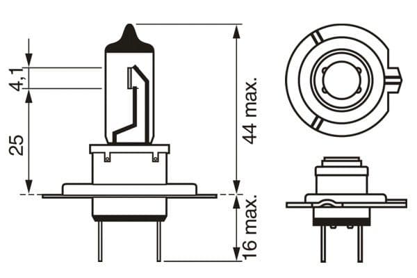 Bosch H7 Ampul, Plus 200 Gigalight küçük görsel 7