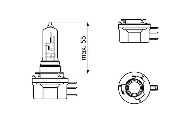 Bosch H15 Ampul, Pure Light küçük görsel 5