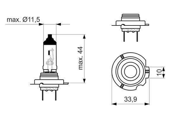 Bosch H18 Ampul, Pure Light küçük görsel 6