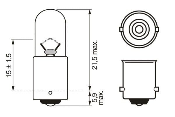 Bosch T4W Ampul, Pure Light küçük görsel 7