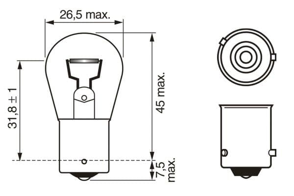 Bosch PY21W Ampul, Magic Effect küçük görsel 8